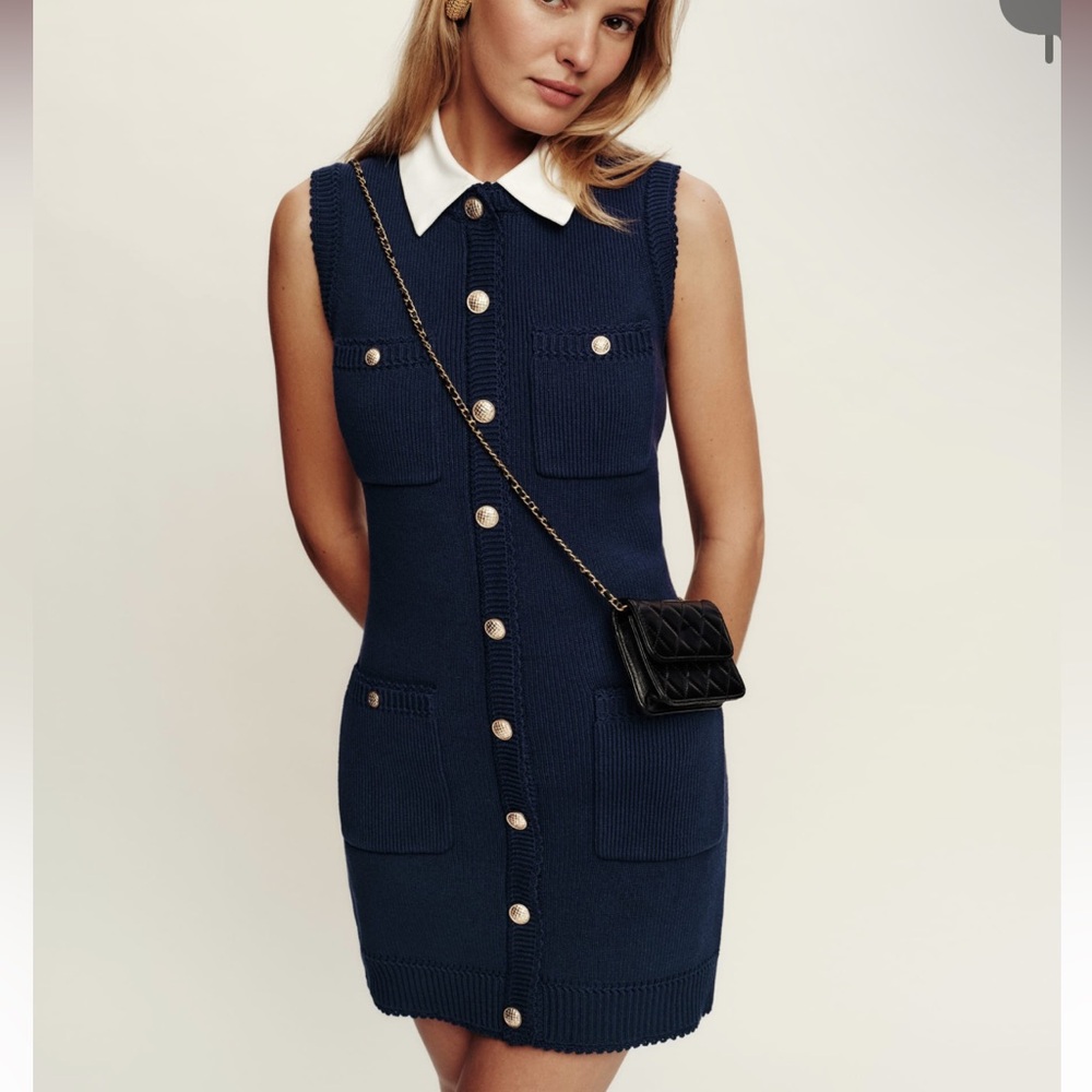 Reformation Catalina Cotton Mini dress